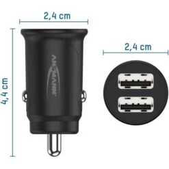 Ansmann In-Car-Charger CC212, Ladegerät 16 Ansmann In-Car-Charger CC212, Ladegerät -ALTERNATE Ansmann In Car Charger CC212 Ladeger t@@1857397 10