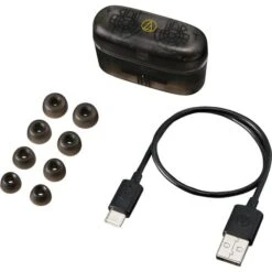 Audio-Technica ATH-CKS30TW+, Kopfhörer (grau, Bluetooth, USB-C, IPX55) 7 Audio-Technica ATH-CKS30TW+, Kopfhörer (grau, Bluetooth, USB-C, IPX55) -ALTERNATE Audio Technica ATH CKS30TW Kopfh rer@@100074114 3