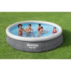 Bestway Fast Set Aufstellpool-Set, Ø 366cm X 76cm, Schwimmbad 14 Bestway Fast Set Aufstellpool-Set, Ø 366cm X 76cm, Schwimmbad -ALTERNATE Bestway Fast Set Aufstellpool Set 366cm x 76cm Schwimmbad@@1848250 4
