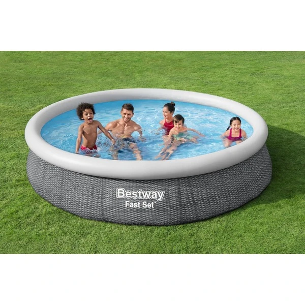Bestway Fast Set Aufstellpool-Set, Ø 366cm X 76cm, Schwimmbad 5 Bestway Fast Set Aufstellpool-Set, Ø 366cm X 76cm, Schwimmbad – Bild 5