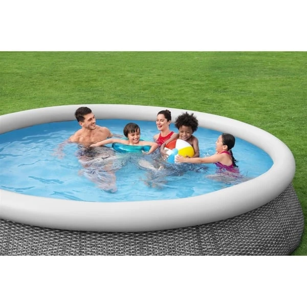 Bestway Fast Set Aufstellpool-Set, Ø 366cm X 76cm, Schwimmbad 6 Bestway Fast Set Aufstellpool-Set, Ø 366cm X 76cm, Schwimmbad – Bild 6