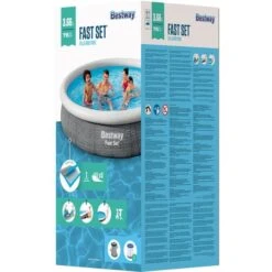 Bestway Fast Set Aufstellpool-Set, Ø 366cm X 76cm, Schwimmbad 17 Bestway Fast Set Aufstellpool-Set, Ø 366cm X 76cm, Schwimmbad -ALTERNATE Bestway Fast Set Aufstellpool Set 366cm x 76cm Schwimmbad@@1848250 7