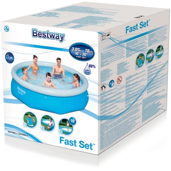 Bestway Fast Set Pool, Ø 305cm X 76cm, Schwimmbad 2 Bestway Fast Set Pool, Ø 305cm X 76cm, Schwimmbad – Bild 2