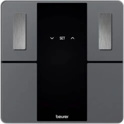 Beurer Diagnosewaage BF 500 Super Black Edition (grau/schwarz, Bluetooth)