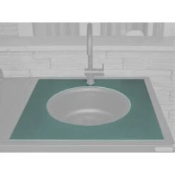 Big Green Egg Dekton-Arbeitsplatte Mit Ausschnitt, Fachboden (grün)