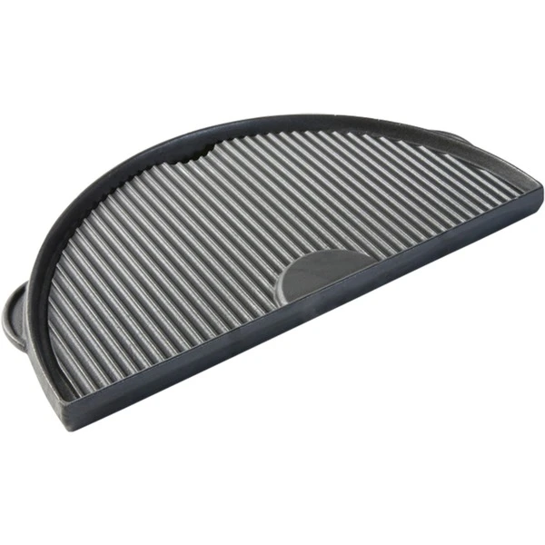 Big Green Egg Halbrunde Grillplatte Aus Gusseisen L 2 Big Green Egg Halbrunde Grillplatte Aus Gusseisen L – Bild 2