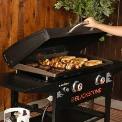 Blackstone 28" Griddle Grillstation, Gasgrill Mit Deckel (schwarz, 2 Grillzonen, 10kW) -ALTERNATE Blackstone 28 Griddle Grillstation Gasgrill mit Deckel@@100101940 5
