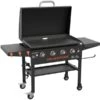 Blackstone 36" Griddle Grillstation, Gasgrill Mit Deckel (schwarz, 4 Grillzonen, 17,5kW)