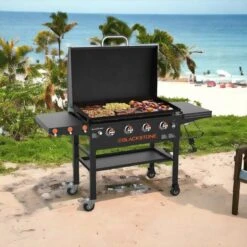 Blackstone 36" Griddle Grillstation, Gasgrill Mit Deckel (schwarz, 4 Grillzonen, 17,5kW) -ALTERNATE Blackstone 36 Griddle Grillstation Gasgrill mit Deckel@@100101956 3