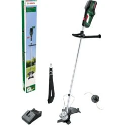 Bosch Akku-Rasentrimmer Advanced Brushcut 36V-23-750, 36Volt (grün/schwarz, Li-Ionen Akku 2,0Ah, POWER FOR ALL)
