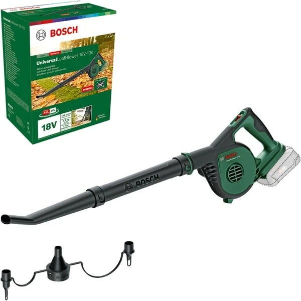 BoschAkku-Laubbläser Universal LeafBlower 18V-130 Solo, 18Volt (grün/schwarz, Ohne Akku Und Ladegerät, POWER FOR ALL ALLIANCE) 1 BoschAkku-Laubbläser Universal LeafBlower 18V-130 Solo, 18Volt (grün/schwarz, Ohne Akku Und Ladegerät, POWER FOR ALL ALLIANCE)