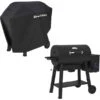 Broil King Crown Pellet Smoker 500 - BUNDLE (schwarz, IQue Smart Steuerung, Inkl. Schutzhülle)