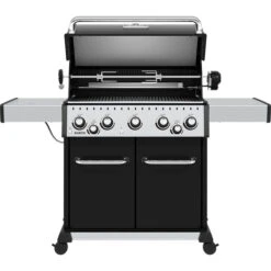 Broil King Gasgrill Baron 590 - BUNDLE (schwarz/edelstahl, Mit Seiten- Und Heckbrenner, Inkl. Gussplatte Und Schutzhülle) -ALTERNATE Broil King Gasgrill Baron 590 BUNDLE@@100134550 5