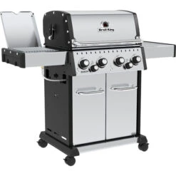 Broil King Gasgrill Baron S 490 IR (edelstahl, Mit Infrarot-Seitenbrenner Und Heckbrenner)