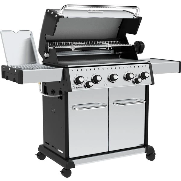 Broil King Gasgrill Baron S 590 IR (edelstahl, Mit Infrarot-Seitenbrenner Und Heckbrenner) 4 Broil King Gasgrill Baron S 590 IR (edelstahl, Mit Infrarot-Seitenbrenner Und Heckbrenner) – Bild 4