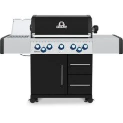 Broil King Gasgrill Imperial 590 IR (schwarz/edelstahl, Mit Infrarot-Seitenbrenner Und Heckbrenner)