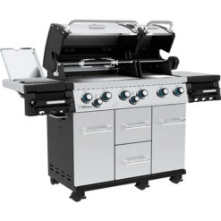 Broil King Gasgrill Imperial S 690 IR (edelstahl, Mit Infrarot-Seitenbrenner Und Heckbrenner)