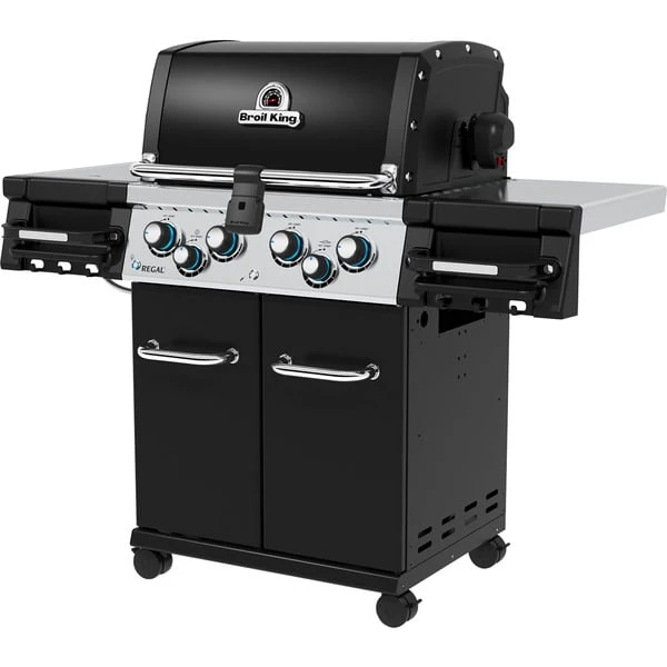 Broil King Gasgrill Regal 490 - BUNDLE (schwarz/edelstahl, Mit Seiten- Und Heckbrenner, Inkl. Gussplatte Und Schutzhülle) 4 Broil King Gasgrill Regal 490 - BUNDLE (schwarz/edelstahl, Mit Seiten- Und Heckbrenner, Inkl. Gussplatte Und Schutzhülle) – Bild 4