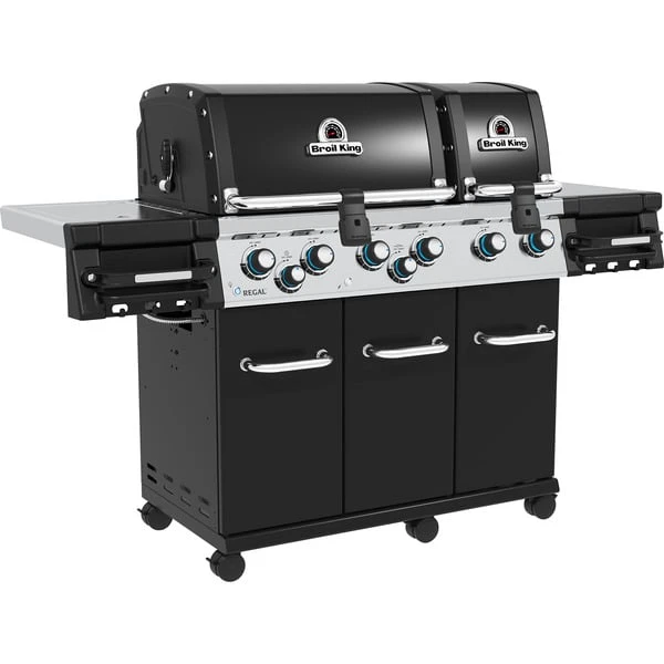 Broil King Gasgrill Regal 690 - BUNDLE (schwarz/edelstahl, Mit Seitenbrenner Und Heckbrenner, Inkl. Gussplatte Und Schutzhülle) 2 Broil King Gasgrill Regal 690 - BUNDLE (schwarz/edelstahl, Mit Seitenbrenner Und Heckbrenner, Inkl. Gussplatte Und Schutzhülle) – Bild 2