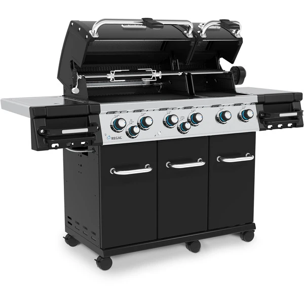 Broil King Gasgrill Regal 690 - BUNDLE (schwarz/edelstahl, Mit Seitenbrenner Und Heckbrenner, Inkl. Gussplatte Und Schutzhülle) 3 Broil King Gasgrill Regal 690 - BUNDLE (schwarz/edelstahl, Mit Seitenbrenner Und Heckbrenner, Inkl. Gussplatte Und Schutzhülle) – Bild 3