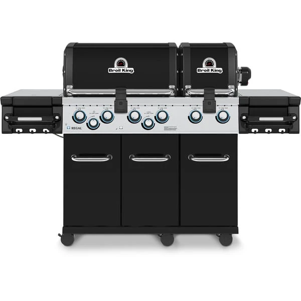 Broil King Gasgrill Regal 690 - BUNDLE (schwarz/edelstahl, Mit Seitenbrenner Und Heckbrenner, Inkl. Gussplatte Und Schutzhülle) 4 Broil King Gasgrill Regal 690 - BUNDLE (schwarz/edelstahl, Mit Seitenbrenner Und Heckbrenner, Inkl. Gussplatte Und Schutzhülle) – Bild 4
