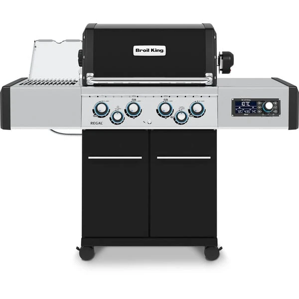 Broil King Gasgrill Regal Q 490 IR (schwarz/edelstahl, Mit Infrarot-Seitenbrenner Und Heckbrenner, IQue Smart Steuerung) 2 Broil King Gasgrill Regal Q 490 IR (schwarz/edelstahl, Mit Infrarot-Seitenbrenner Und Heckbrenner, IQue Smart Steuerung) – Bild 2