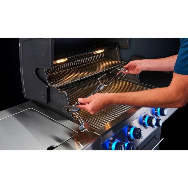 Broil King Gasgrill Regal Q 490 IR (schwarz/edelstahl, Mit Infrarot-Seitenbrenner Und Heckbrenner, IQue Smart Steuerung) 6 Broil King Gasgrill Regal Q 490 IR (schwarz/edelstahl, Mit Infrarot-Seitenbrenner Und Heckbrenner, IQue Smart Steuerung) – Bild 6