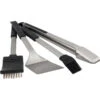 Broil King Grillbesteck-Set Baron, 4-teilig (schwarz/edelstahl)