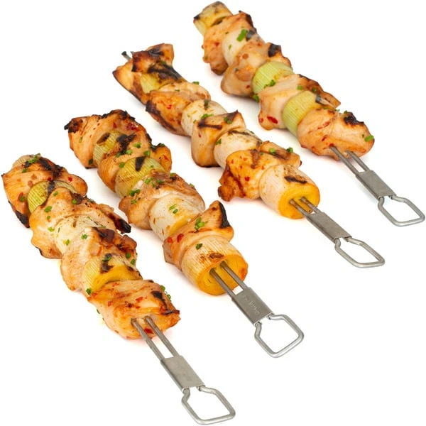 Broil King Narrow Doppelspieß-Set, 4-teilig (edelstahl, Für Das Narrow Spießgestell) 6 Broil King Narrow Doppelspieß-Set, 4-teilig (edelstahl, Für Das Narrow Spießgestell) – Bild 6
