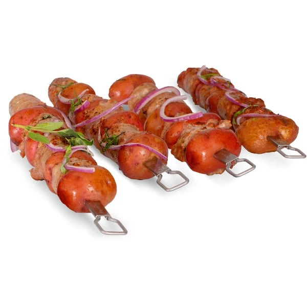 Broil King Narrow Doppelspieß-Set, 4-teilig (edelstahl, Für Das Narrow Spießgestell) 8 Broil King Narrow Doppelspieß-Set, 4-teilig (edelstahl, Für Das Narrow Spießgestell) – Bild 8