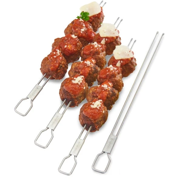 Broil King Narrow Doppelspieß-Set, 4-teilig (edelstahl, Für Das Narrow Spießgestell) 10 Broil King Narrow Doppelspieß-Set, 4-teilig (edelstahl, Für Das Narrow Spießgestell) – Bild 10