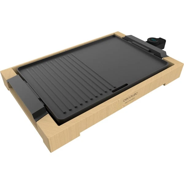Cecotec Tischgrill Tasty&Grill 2000 Bamboo Black, Elektro-Grillplatte (holz, 2.000 Watt) 2 Cecotec Tischgrill Tasty&Grill 2000 Bamboo Black, Elektro-Grillplatte (holz, 2.000 Watt) – Bild 2