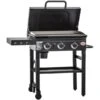 Char-Griller Flat Iron Griddle 3-Brenner, Gasgrill (schwarz, Plancha Mit 10,5 KW)
