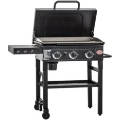 Char-Griller Flat Iron Griddle 3-Brenner, Gasgrill (schwarz, Plancha Mit 10,5 KW)