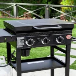 Char-Griller Flat Iron Griddle 3-Brenner, Gasgrill (schwarz, Plancha Mit 10,5 KW) -ALTERNATE Char Griller Flat Iron Griddle 3 Brenner Gasgrill@@100102107 6
