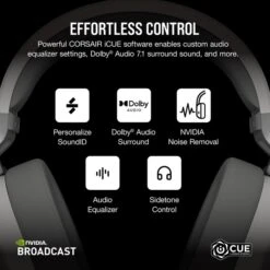 Corsair HS65 Wireless, Gaming-Headset (weiß, Klinke, USB-Dongle, Bluetooth) -ALTERNATE Corsair HS65 Wireless Gaming Headset@@100016985 11