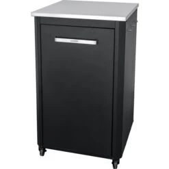 Cozze Outdoorküche 60, Eine Tür, Mit Edelstahl-Tischplatte, Schrank (schwarz/edelstahl, 64cm Breit) -ALTERNATE Cozze Outdoork che 60 eine T r mit Edelstahl Tischplatte Schrank@@100103704 3