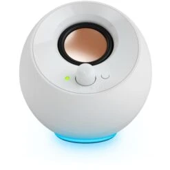 Creative Pebble SE , PC-Lautsprecher (weiß, Bluetooth 5.3, USB-C, Klinke, RGB) -ALTERNATE Creative Pebble SE PC Lautsprecher@@100092600 2