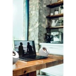 Creative Pebble V3 , PC-Lautsprecher (weiß, Bluetooth, USB-C, Klinke) -ALTERNATE Creative Pebble V3 PC Lautsprecher@@100064484 5