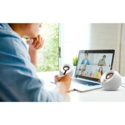 Creative Pebble V3 , PC-Lautsprecher (weiß, Bluetooth, USB-C, Klinke) -ALTERNATE Creative Pebble V3 PC Lautsprecher@@100064484 8