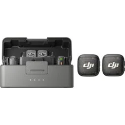 DJI Mic 3 , Mikrofon (schwarz, (2 Sender + 1 Empfänger + Ladeschale))