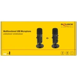 DeLOCK Multifunktionales Doppelkapsel USB Mikrofon -ALTERNATE DeLOCK Multifunktionales Doppelkapsel USB Mikrofon@@1832894 5