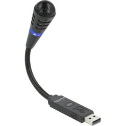 DeLOCK USB Schwanenhals Mikrofon
