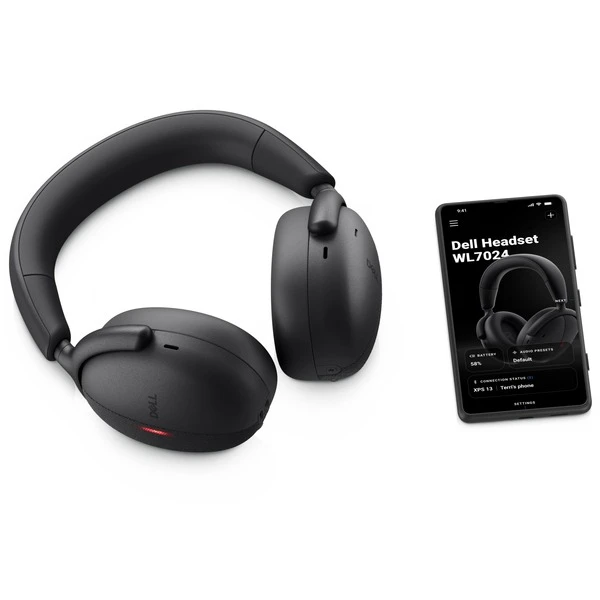 Dell Premier Wireless ANC Headset WL7024 (schwarz, USB-A, USB-C, Bluetooth) 11 Dell Premier Wireless ANC Headset WL7024 (schwarz, USB-A, USB-C, Bluetooth) – Bild 11