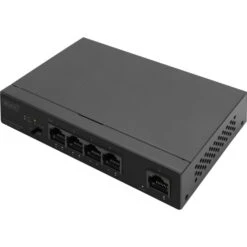 Digitus 4+1-Port Gigabit PoE, Switch (schwarz)