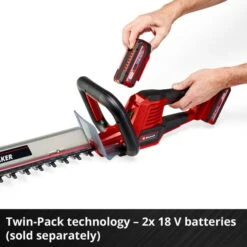 EINHELL Akku-Heckenschere GE-CH 36/61 Li-Solo, 36Volt (2x18V) (rot/schwarz, Ohne Akku Und Ladegerät) -ALTERNATE EINHELL Akku Heckenschere GE CH 36 61 Li Solo 36Volt 2x18V @@100040286 4