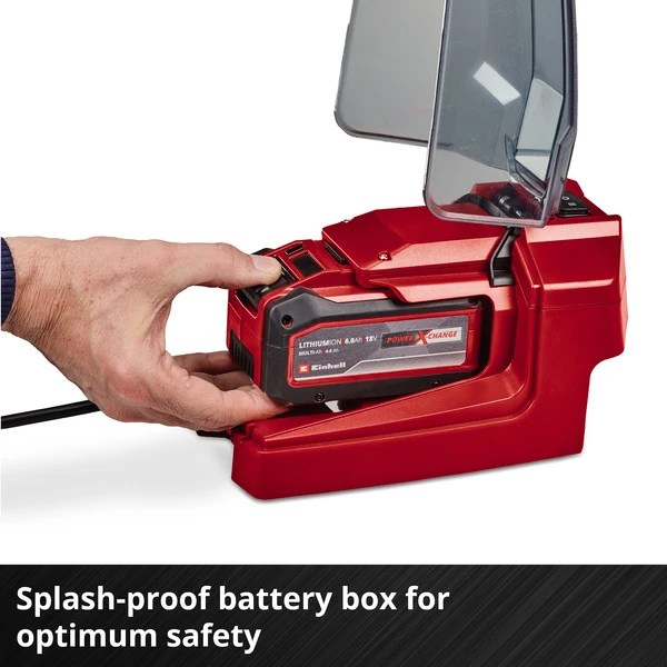 EINHELL Akku-Schmutzwasserpumpe GE-DP 18/25 LL Li-Solo, 18Volt, Tauch- / Druckpumpe (rot/schwarz, Ohne Akku Und Ladegerät) 4 EINHELL Akku-Schmutzwasserpumpe GE-DP 18/25 LL Li-Solo, 18Volt, Tauch- / Druckpumpe (rot/schwarz, Ohne Akku Und Ladegerät) – Bild 4