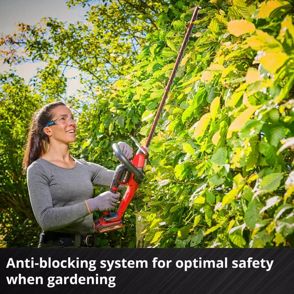 EINHELL Professional Akku-Heckenschere GP-CH 18/61 Li BL-Solo, 18Volt (rot/schwarz, Ohne Akku Und Ladegerät) – Bild 7