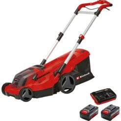 EINHELL Professional Akku-Rasenmäher GP-CM 36/450 3413292 (rot/schwarz, 2x Li-Ionen Akku 4,0Ah)