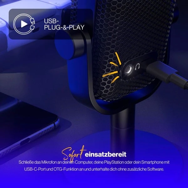 ENDORFY Solum Voice S, Mikrofon (schwarz, USB-C) 18 ENDORFY Solum Voice S, Mikrofon (schwarz, USB-C) – Bild 18